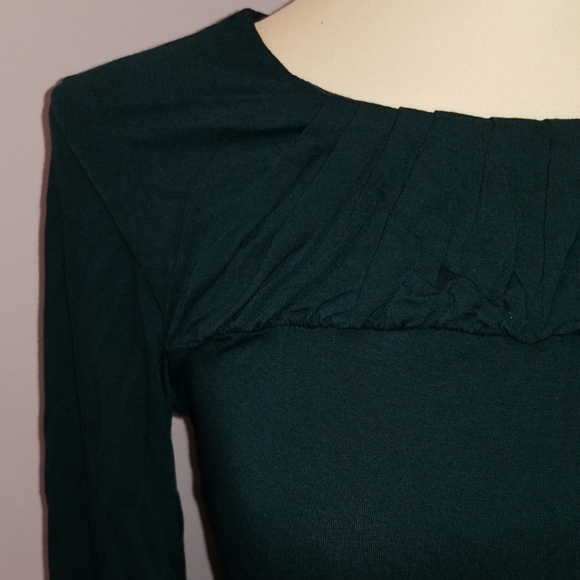 NWT Cleo emerald green long sleeve top - Picture 5 of 5